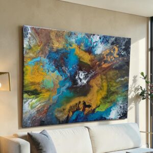 Soul of the Earth – Original Abstract Fluid Art Painting