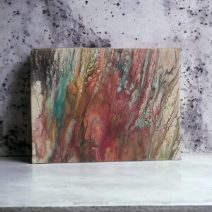Autumn Echo – Original Abstract Fluid Art Painting