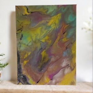 Mystic Veil – Original Abstract Fluid Art Painting