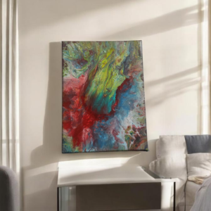 Wings of Fire – Original Abstract Fluid Art Painting