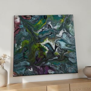 Mystic Flow-Original Abstract Fluid Art Painting